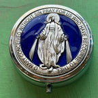 Metal Pyx Box - 2" With Sacred Images