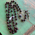 Saint Gemma Galgani Wood Bead Rosary