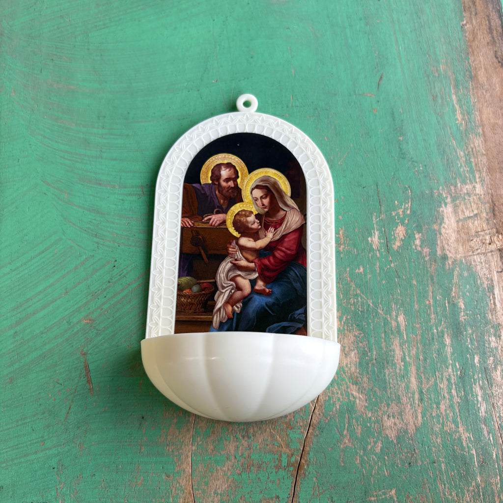 Holy Family Holy Water Font