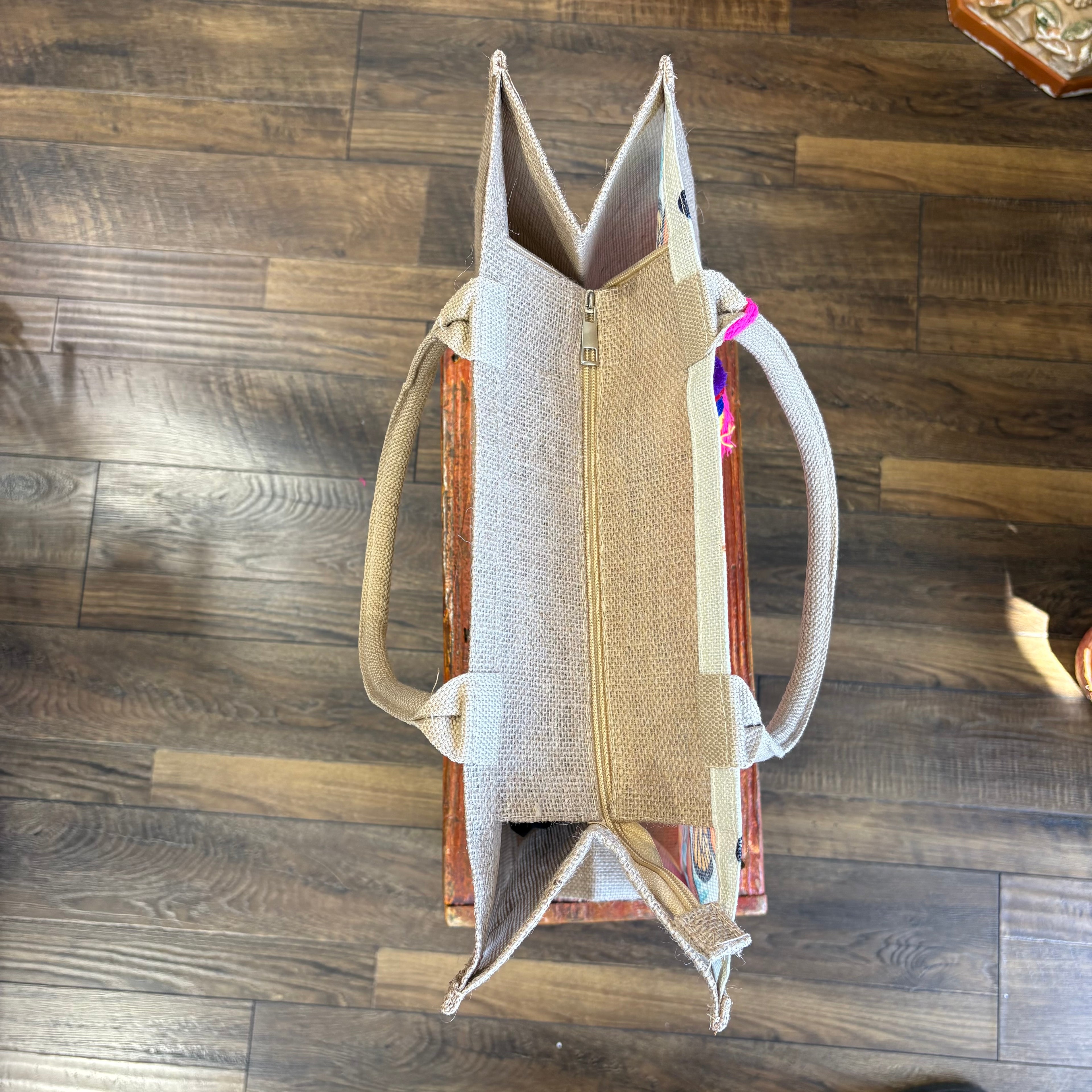 Our Lady of Guadalupe Bags with Pom Pom Tassel