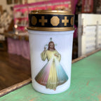 Battery-Operated Religious Prayer Candle – 5”