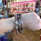 Men's St Benedict Rosary Wrap Bracelet