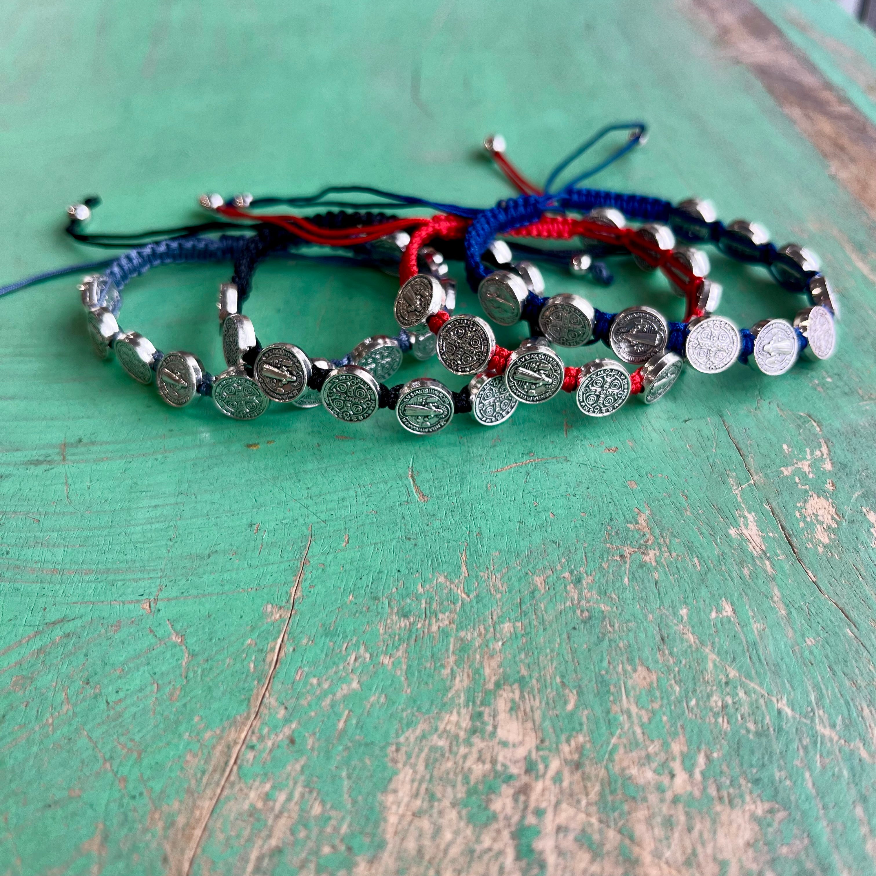 St Benedict Adjustable Cord Bracelets