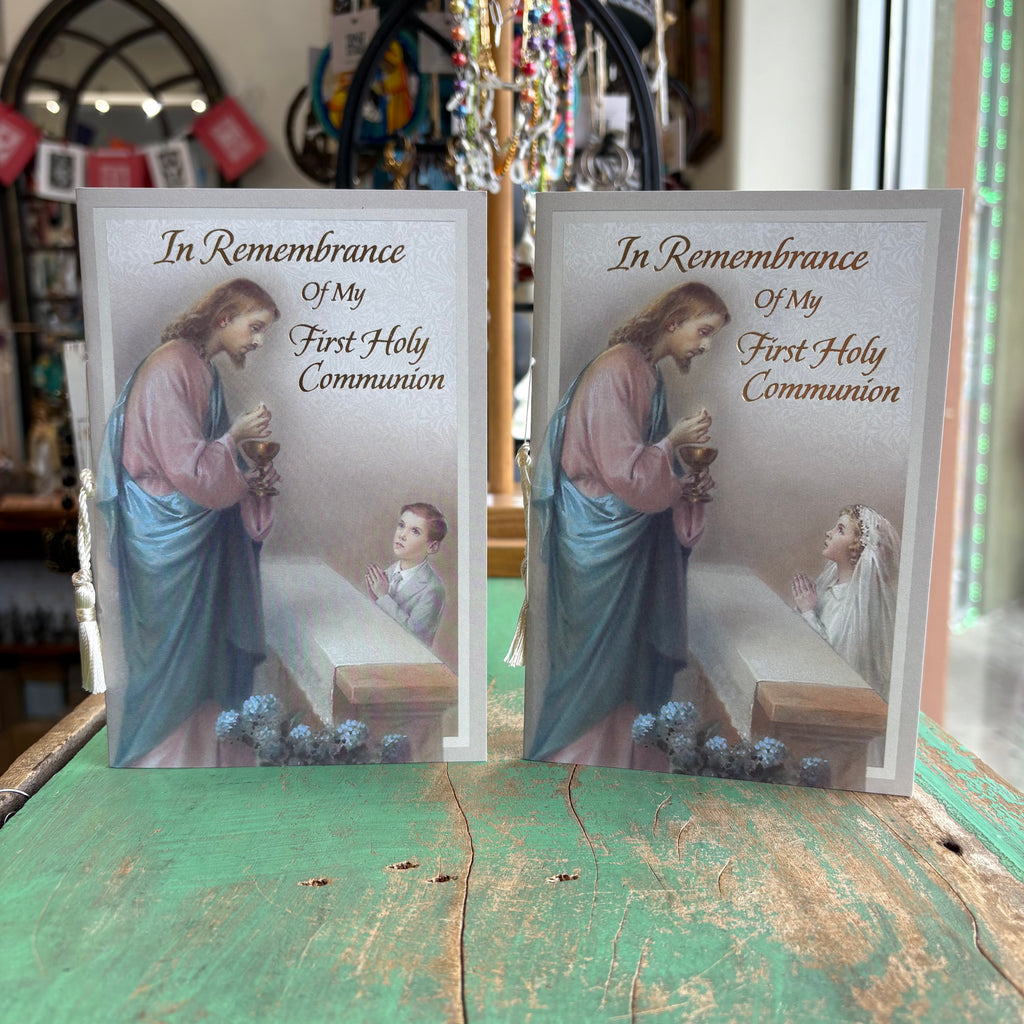 First Holy Communion Keepsake Certificate Card – Girls and Boys
