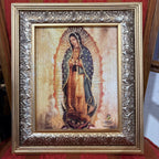 Framed 14.5" X 12.5" Our Lady of Guadalupe Image