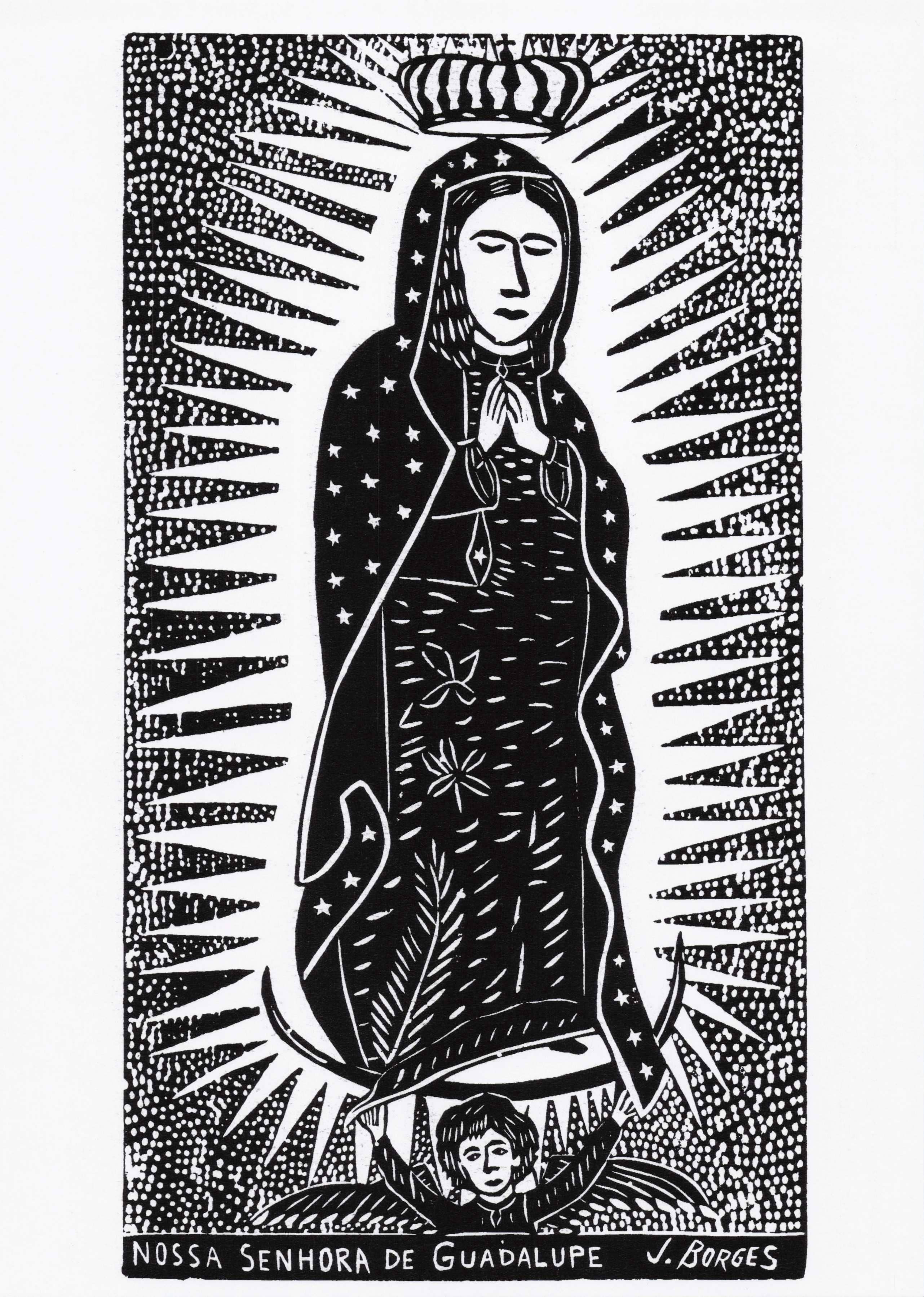 Black and White OLG Postcard