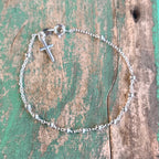 Sterling Silver Rosary Bracelet