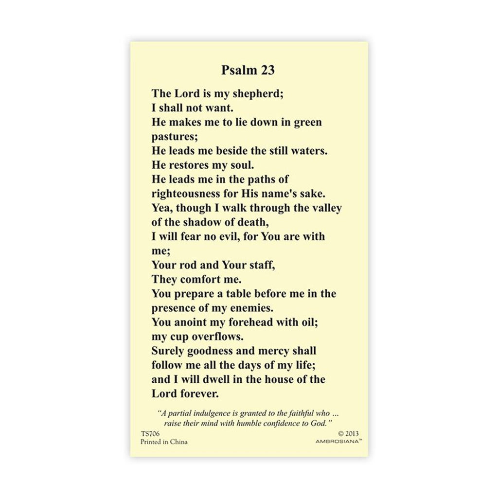 Card Stock Prayer Cards