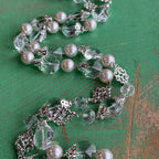 Silver and Crystal Wedding Lasso