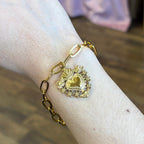 Angels Sacred Heart Bracelet