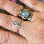 Stems And Gems Adjustable Ring