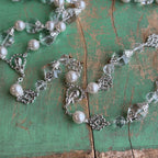 Silver and Crystal Wedding Lasso
