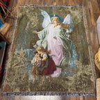 Guardian Angel Woven Throw Blanket