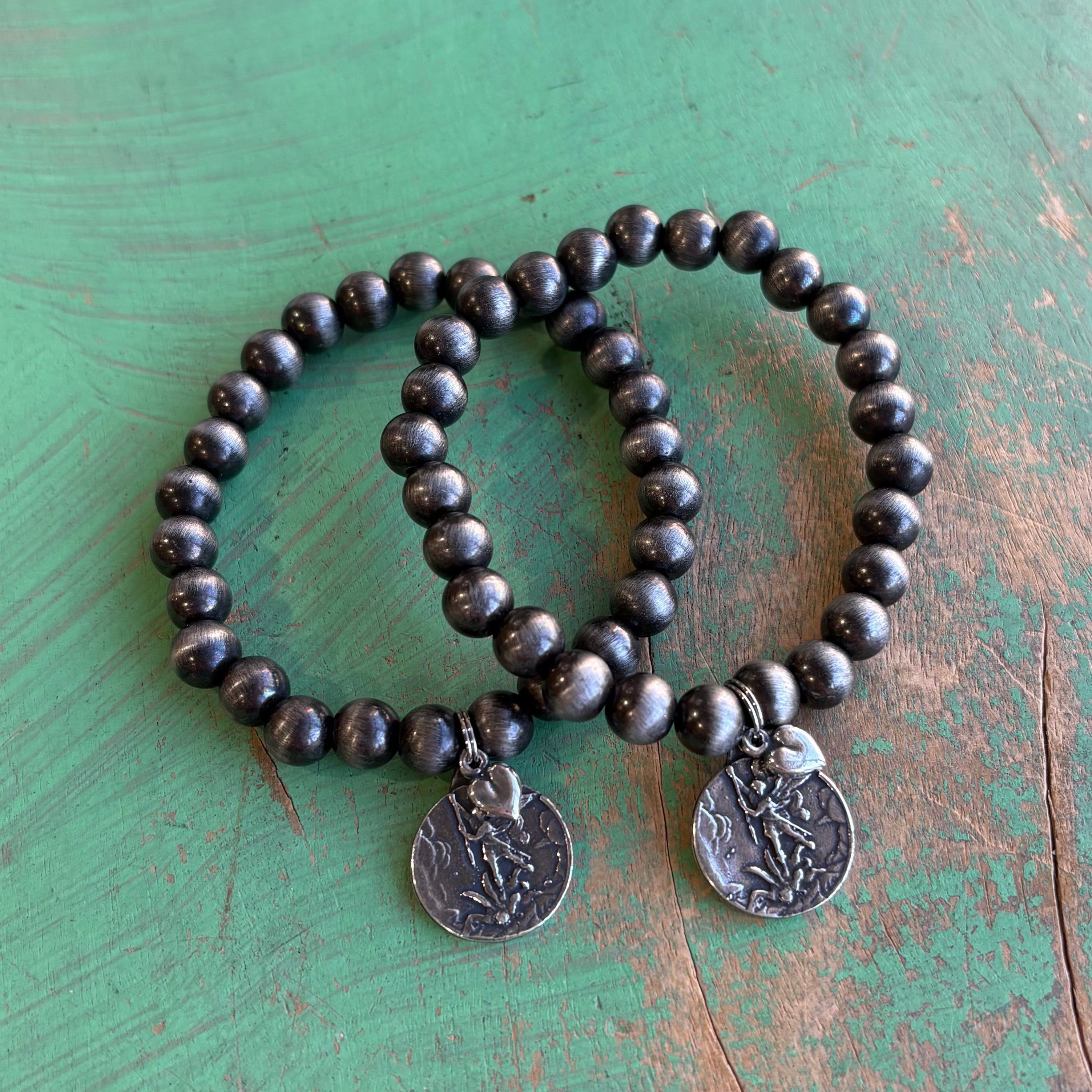 Inspired Navajo St Michael Bracelet