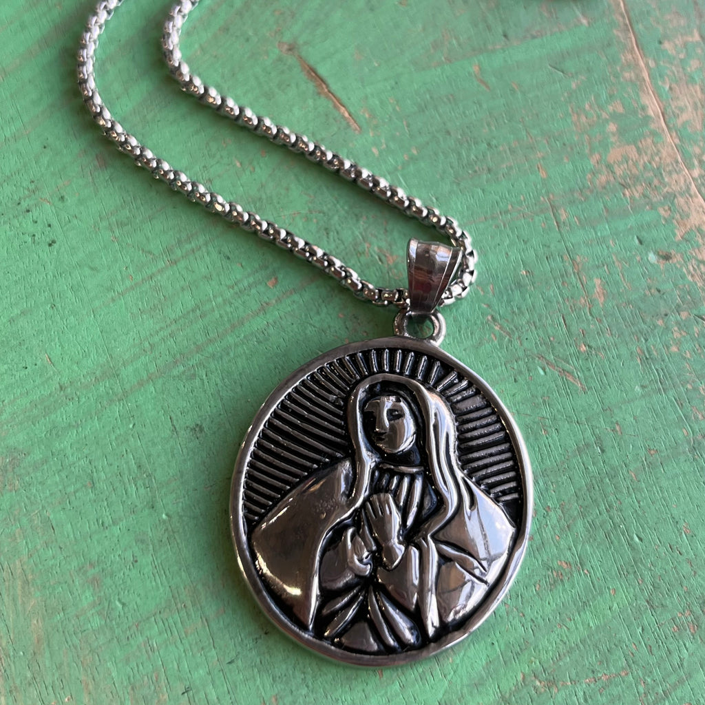 Long Stainless Steel OLG Necklace