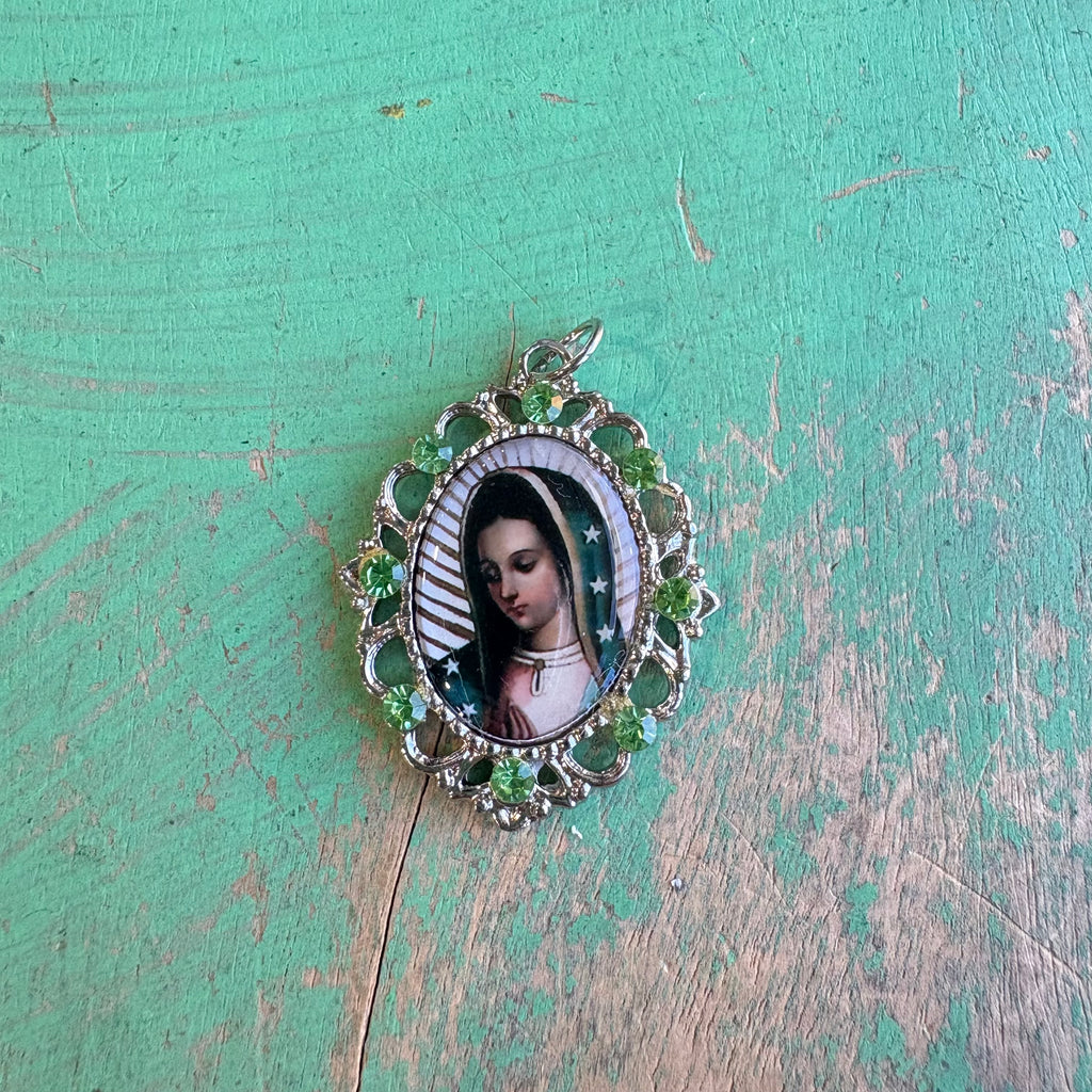 Our Lady Fancy Earrings or Pendant