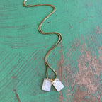 Shell Scapular 18K Gold Plated Necklace