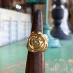 Stainless Steel Rose Ring