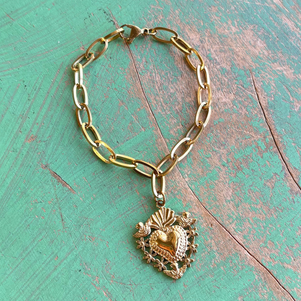 Angels Sacred Heart Bracelet