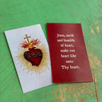 Sacred Heart Prayer Card