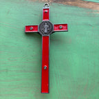 7” St. Benedict Enamel Crucifix – Metal Alloy