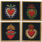 Milagro Heart Coasters Set