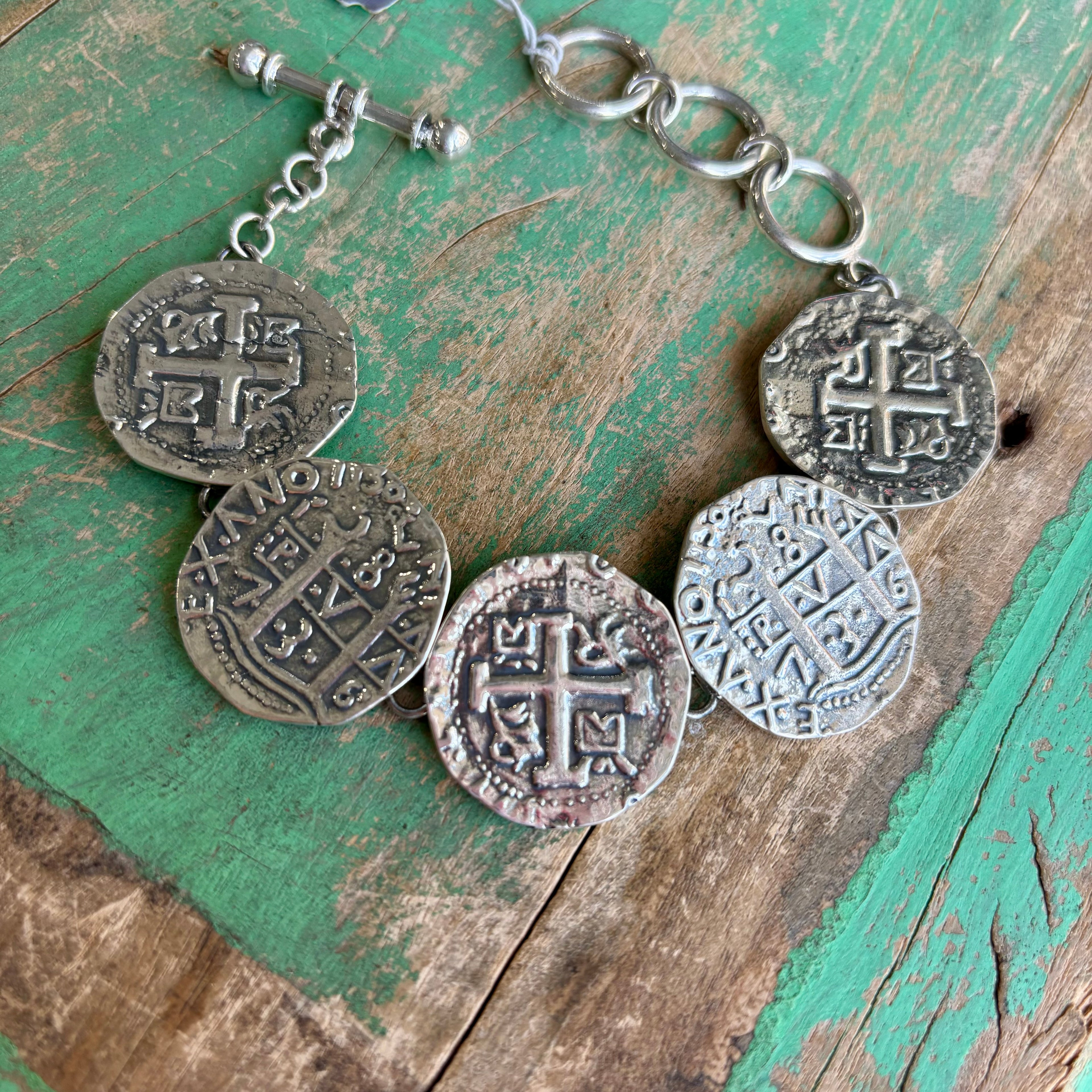 Sterling Silver Replica Treasure Coin Jewelry