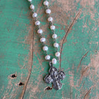 Freshwater Pearl Five Way Cross Necklace