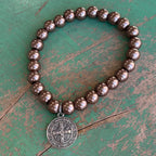 Beautiful Glass Pearl Faith Bracelets