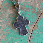 5 Way Cross Necklace and Earrings