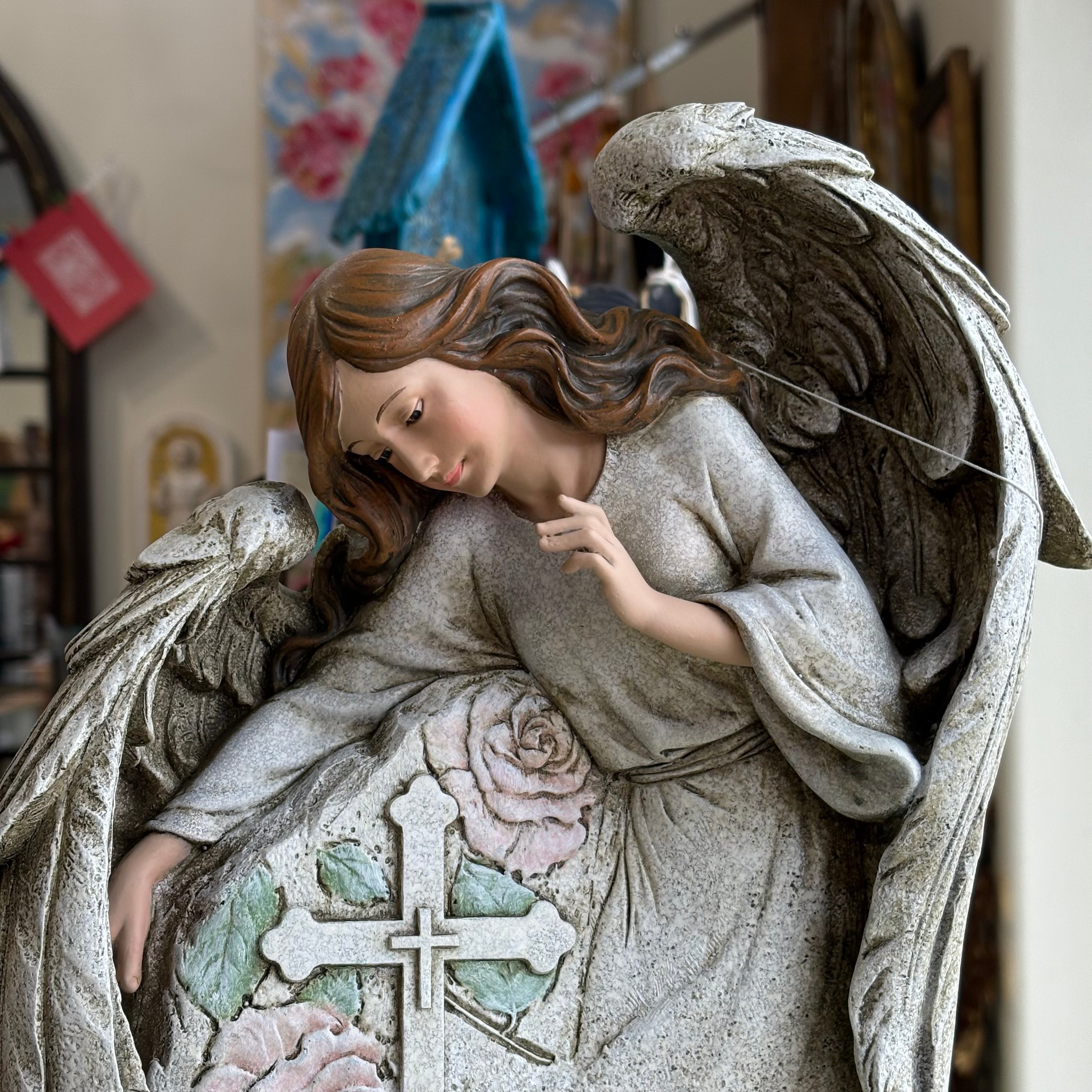 16" Memorial Angel Garden Statue