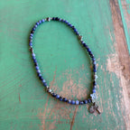 Rosary Wrap Bracelet with Silver Accents