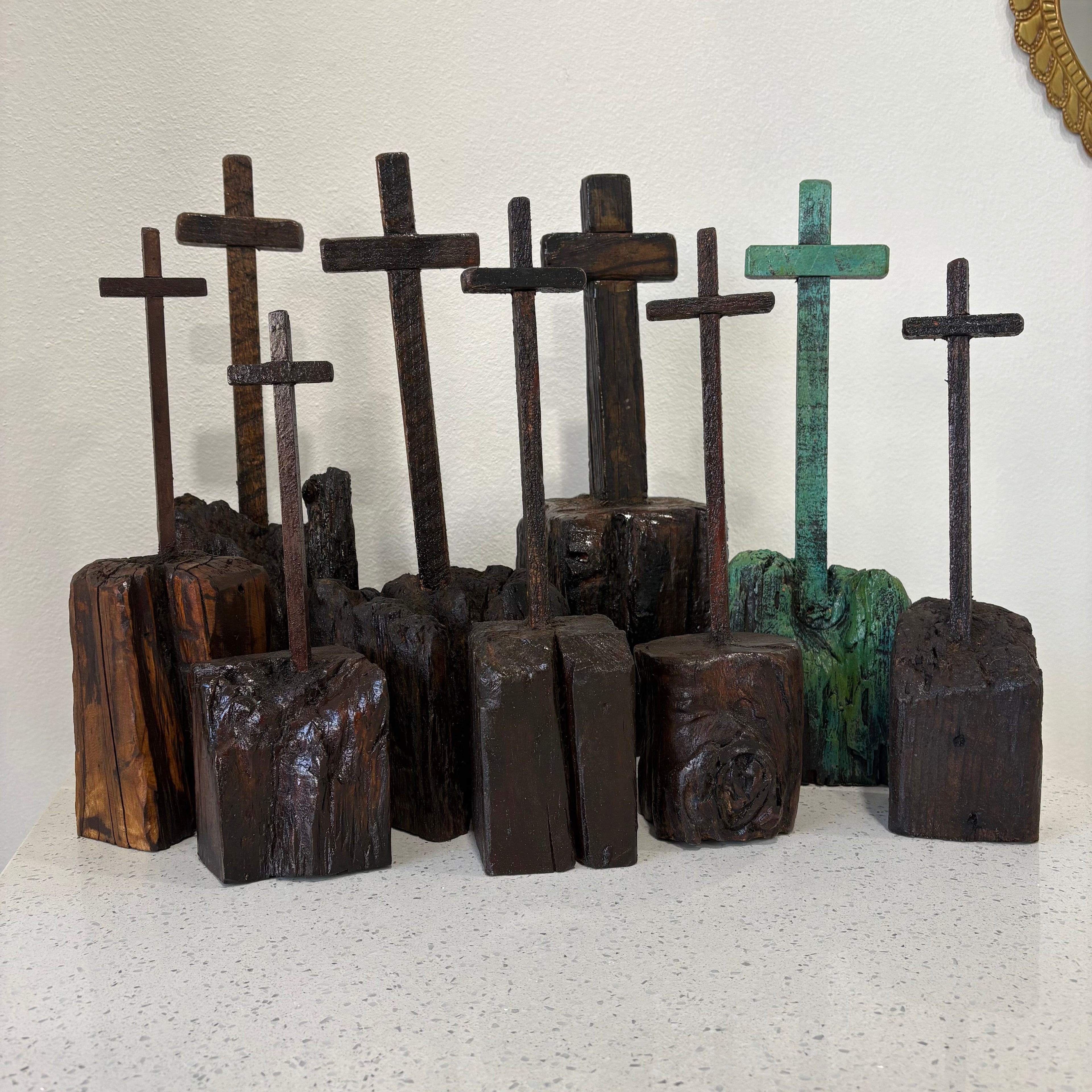 Artisan Standing Wood Crosses