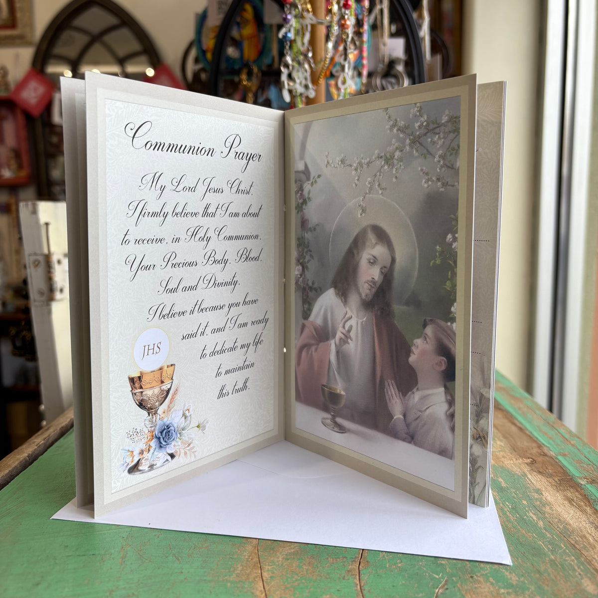 First Holy Communion Keepsake Certificate Card – Girls and Boys