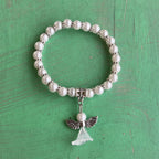 Girl's Angel Pearl Bracelets