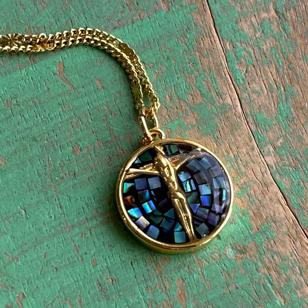 Mosaic Crucifix Bracelet, Earrings or Necklace