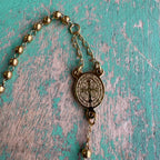 Stainless Steel Two Decade Rosary Bracelet