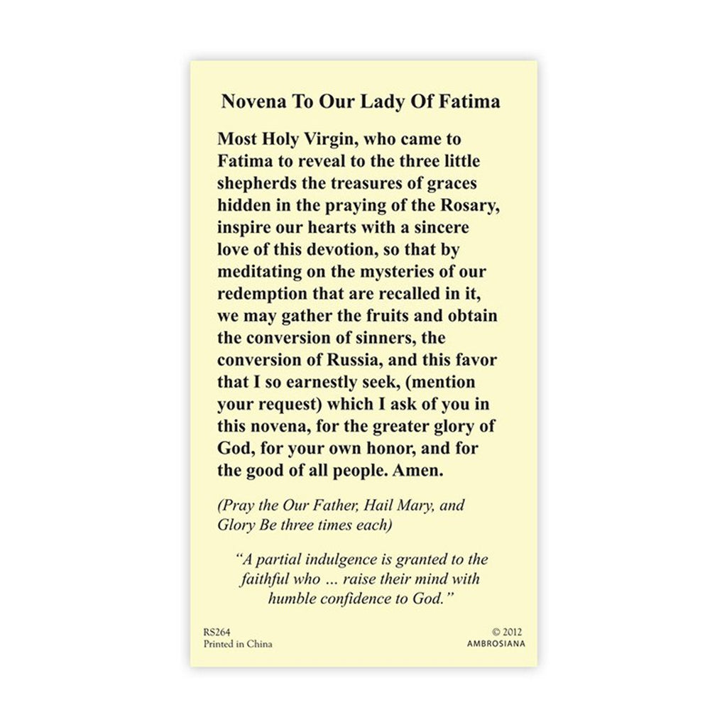 Card Stock Prayer Cards