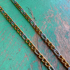 Two Tone Miraculous Medal Chain Necklace