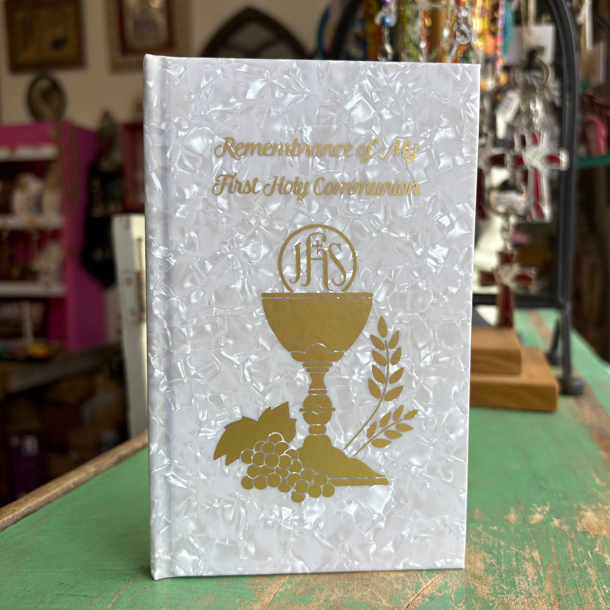 Remembrance of My First Holy Communion Keepsake Book
