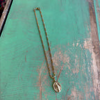Two Tone Miraculous Medal Chain Necklace