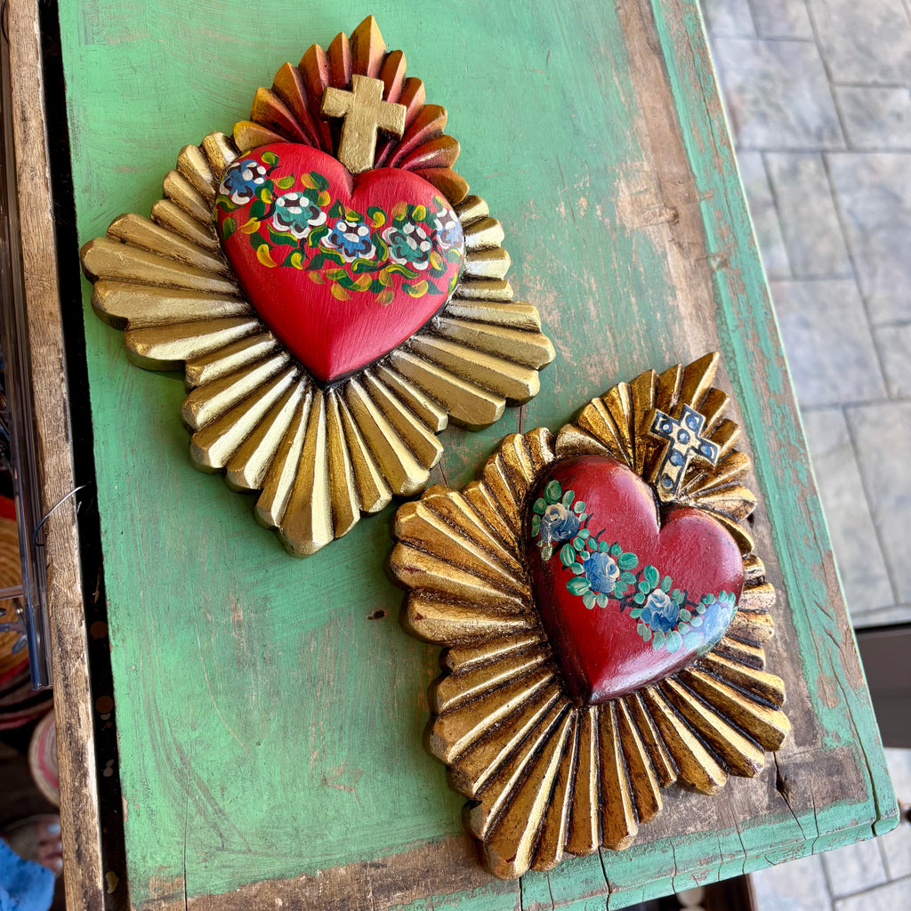 Oleo Sacred Heart With Rays