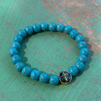 Mosaic Cross Turquoise Bracelet