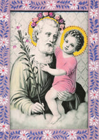 Saints Estampas Postcards - San Jose