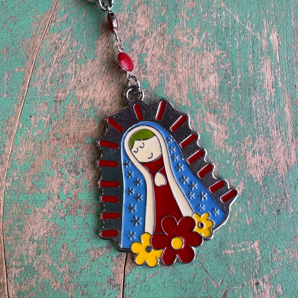 Red Virgencita Blessing
