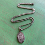 St. Michael “Protect Us” Stainless Steel Necklace – 23”