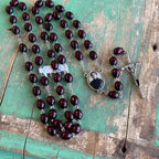 Saint Gemma Galgani Wood Bead Rosary