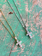 Moissanite Cross Necklace