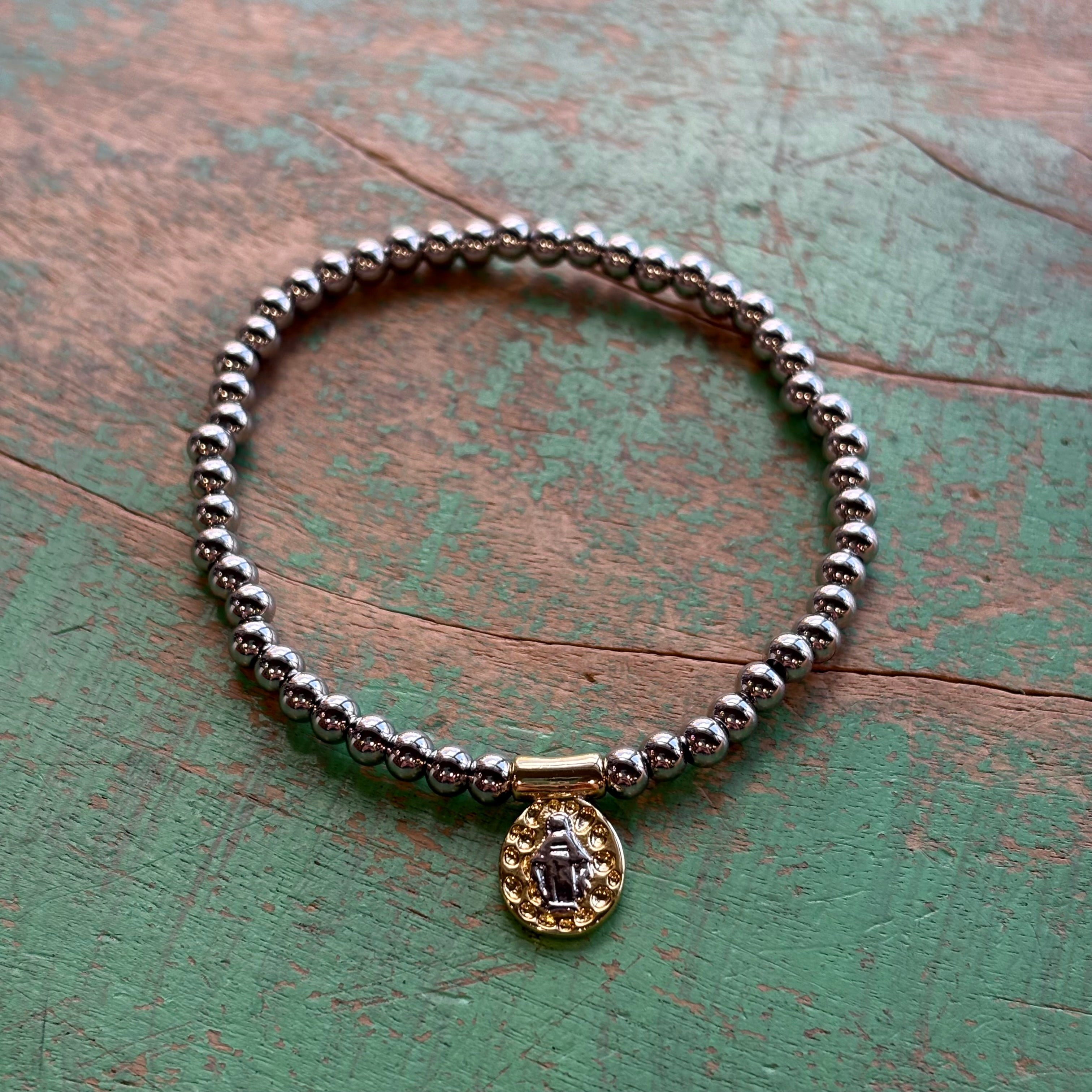 Catholic Medal Stretch Bracelet