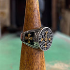 Stainless Steel St Benedict Cross Ring